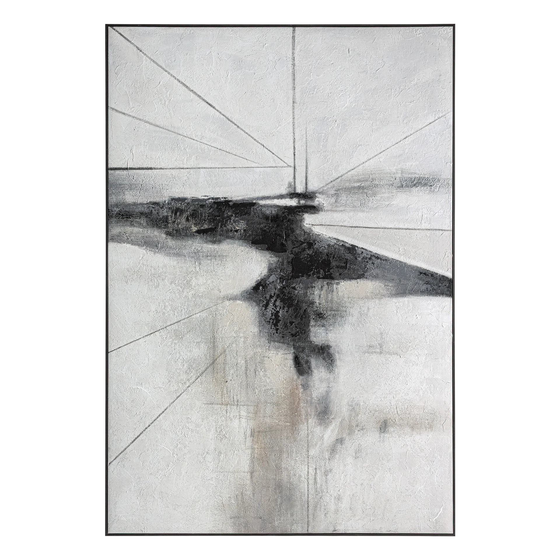 Decoratiuni - Arta de Perete Bastian, Tonuri Neutre, 150x5x220 cm, Stil Contemporan - VicalHome 37983