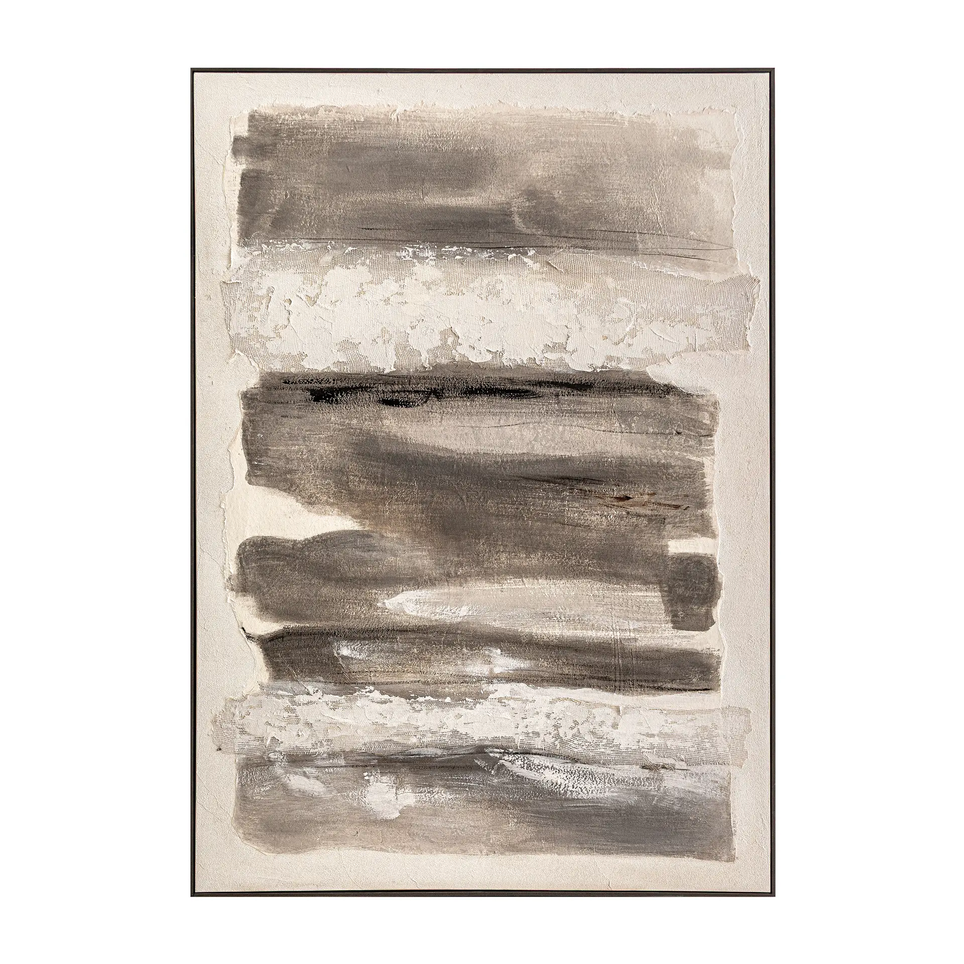 Tablouri - Arta de Perete Idstein 120x5x170 cm, Panza și Lemn de Pin Tonuri Neutre - VicalHome VicalHome 39038