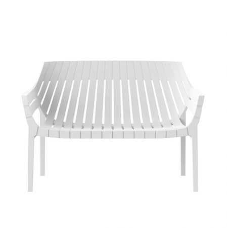 Fotolii si scaune - Banca exterior premium Spritz, 119x67x82 cm, policarbonat injectat cu fibra de sticla, 56025 W - Vondom