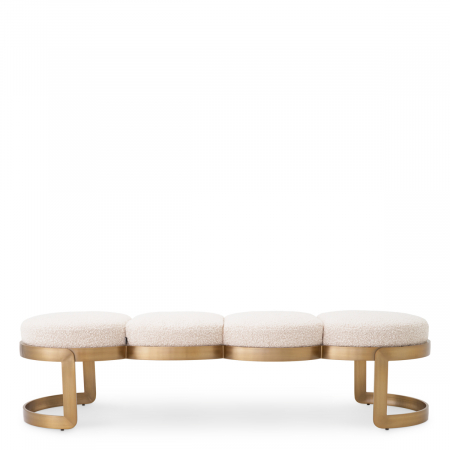   Bancă Newport bouclé crem 117849 EICHHOLTZ [1]
