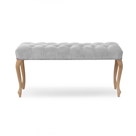 Bancute - Banca personalizabila Reta, 80 cm, picioare lemn stil Ludwik, INGRBL08GR1XXXP - Atreve