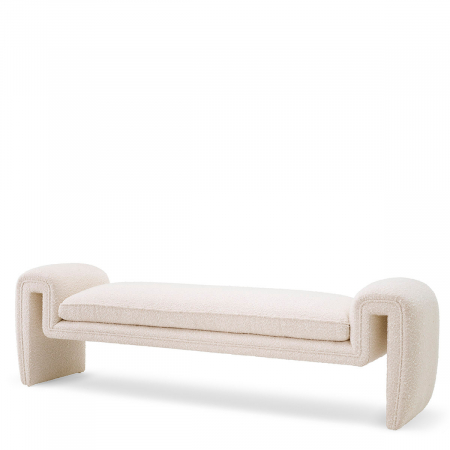 Produse -   Bancă Tondo L bouclé crem 116480 EICHHOLTZ