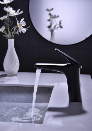 Baterie baie lavoar incastrat, Negru, NIAGARA COMAD [1]