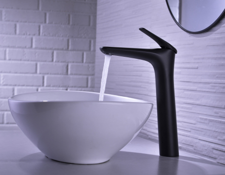 Baterie inalta pentru blat baie, negru mat COMAD [6]