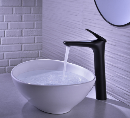 Baterie inalta pentru blat baie, negru mat COMAD [4]