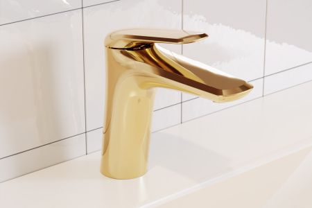 Baterie lavoar incastrat baie, finisaj auriu, NIAGARA NISKA – COMAD [2]