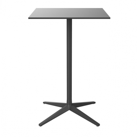 Picioare mese exterior aluminiu/otel - Baza 4 picioare masa exterior Faz din aluminiu h 105 cm, fixa/pentru blat sticla diverse finisaje, 54142 - Vondom