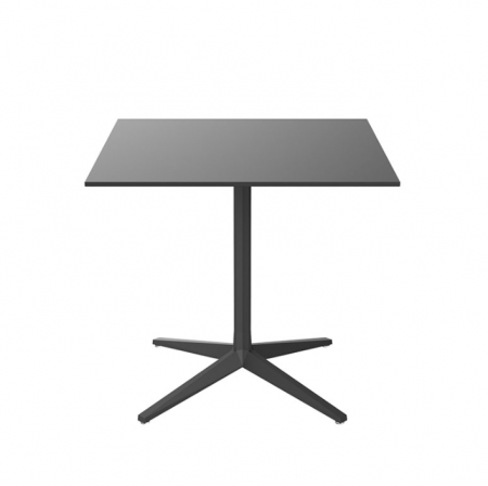 Picioare mese exterior aluminiu/otel - Baza 4 picioare masa exterior Faz din aluminiu h 73 cm, fixa/pentru blat sticla diverse finisaje, 54141 - Vondom