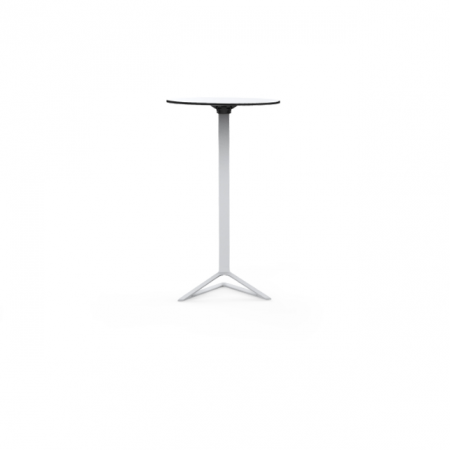 Picioare mese exterior aluminiu/otel - Baza masa exterior Delta din aluminiu, baza fixa/cu atas pliabil, diverse finisaje, h 105 cm, 66008 - Vondom