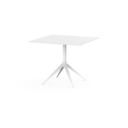 Picioare mese exterior aluminiu/otel - Baza masa exterior Mari-sol din aluminiu h 73 cm, fixa/pentru blat sticla, diverse finisaje, 65016 - Vondom