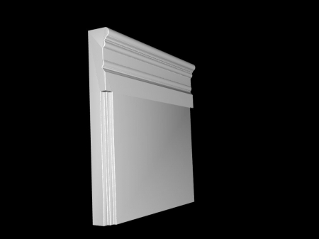 Produse - Baza pilastru din poliuretan PL271 - 24.5x3.5x25.4 cm