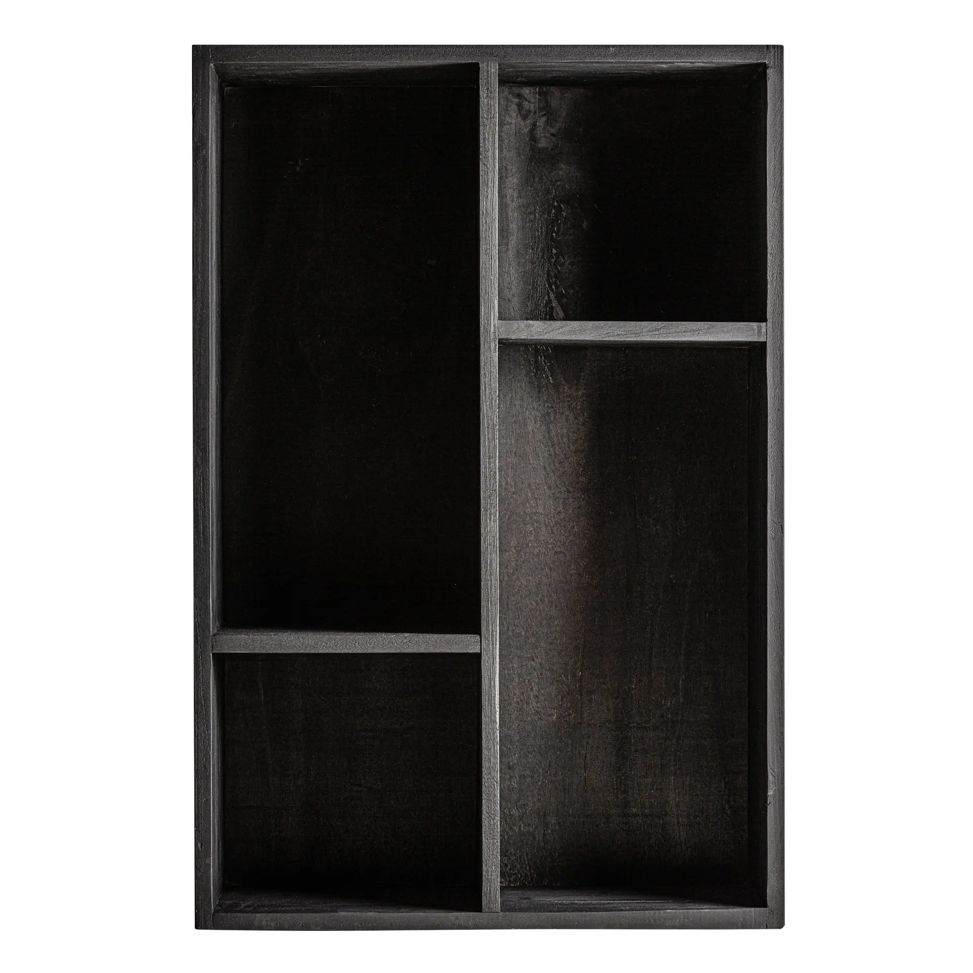 Produse - Biblioteca 100x40x150 cm, Lemn Recuperat Negru - VicalHome VicalHome 38513