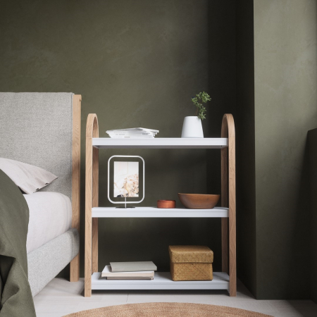 Bibliotecă Bellwood 72x25x90 cm, Alb Natural - Umbra [2]