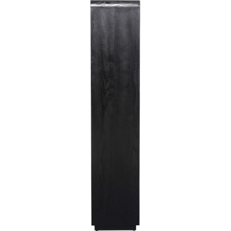 Bibliotecă Forma 90x38x180 cm, Lemn de Frasin și Mango Lăcuit Negru - Kare Design [2]
