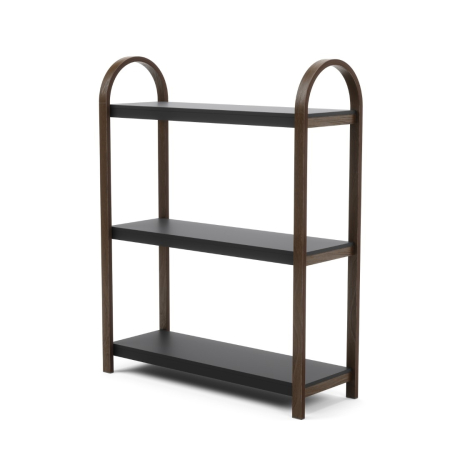 Produse - Bibliotecă Negru Nuc, 72x25x90cm, Umbra 1016838-048