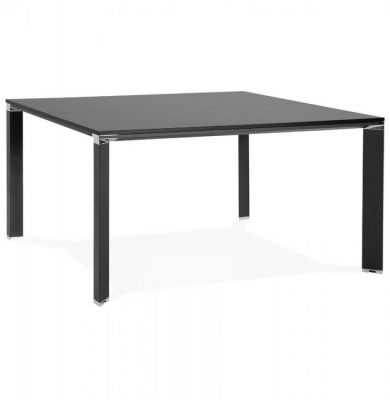 Birou bench negru Raven140x140 cm, OT00520BL - Kokoon [4]