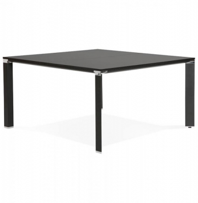 Birouri si mese - Birou bench negru Raven140x140 cm, OT00520BL - Kokoon