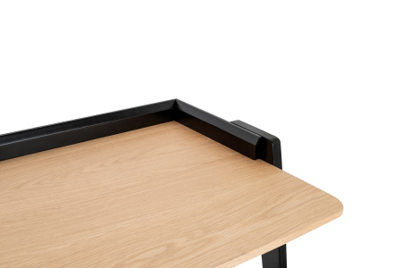 Birou Compas 123x53x80 cm, Negru - King Home [1]