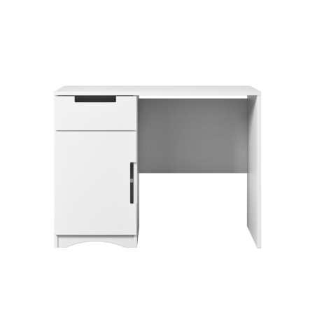 Birou copii Classic MDF alb, 100x75,5 cm, cu sertar si spatiu depozitare [2]