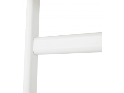 Birou cu blat lemn nuc Ovid 160x80 cm, picioare albe metal, OT00810WAWH - Kokoon [6]