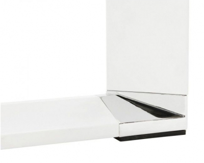 Birou managerial Warner II 160x80 cm, nuc pal melaminat, picioare albe otel, OT00550WAWH - Kokoon [3]