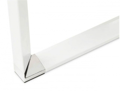 Birou managerial Warner II 160x80 cm, nuc pal melaminat, picioare albe otel, OT00550WAWH - Kokoon [4]