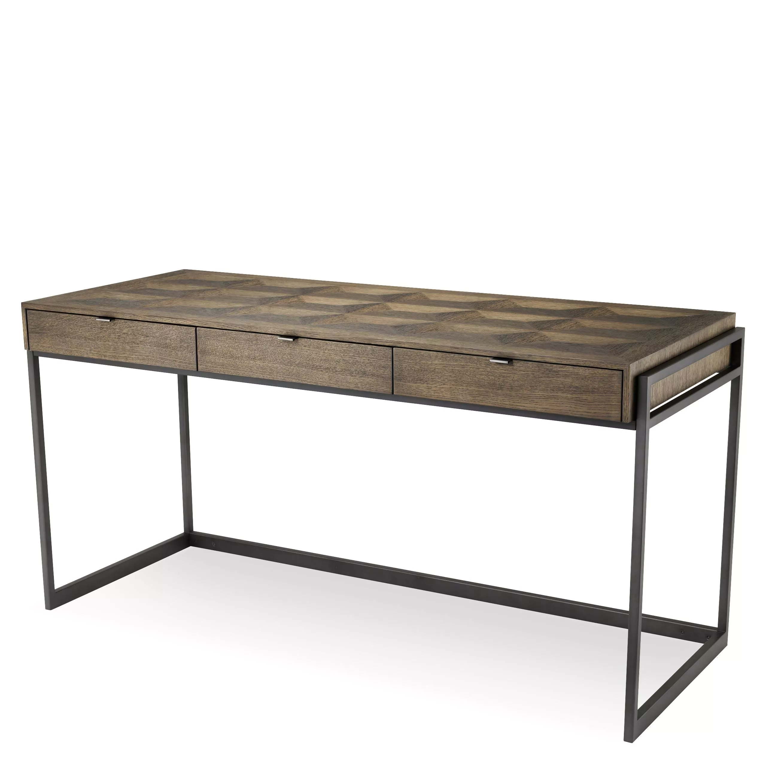 Birouri si mese - Birou Gregorio maro 150x60 cm, MDF cu furnir de stejar | Eichholtz - 112008