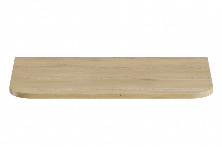 Blat baie 80 cm, Stejar Cremona, Ovalia Cremona, COMAD [1]