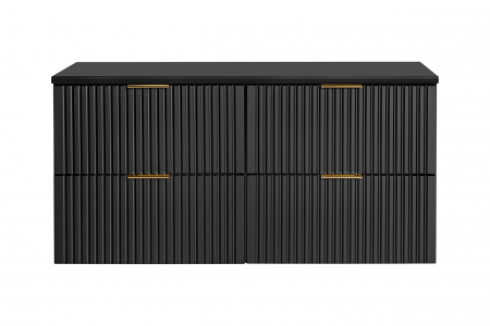 Blat baie diferite dimensiuni, MDF negru, pentru mastile de baie cu lavoar aplicat, gama Adel Black COMAD [3]