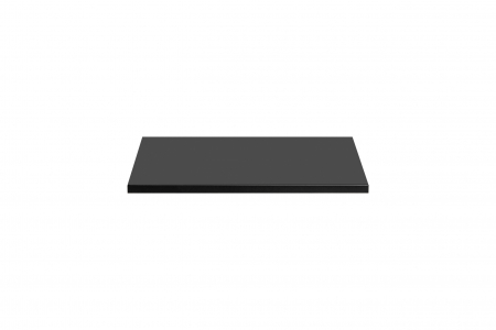 Blat baie diferite dimensiuni, MDF culoare negru, gama Adel Black, pentru masti de baie cu lavoar aplicat COMAD