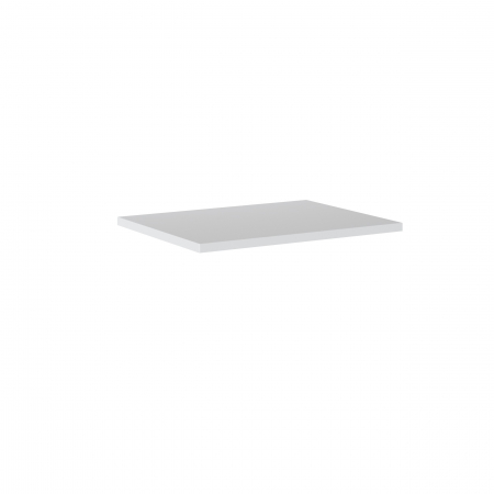 Produse - Blat baie, diferite dimensiuni, MDF, culoare alb, pentru mastile de baie cu lavoar aplicat, gama Adel White, COMAD