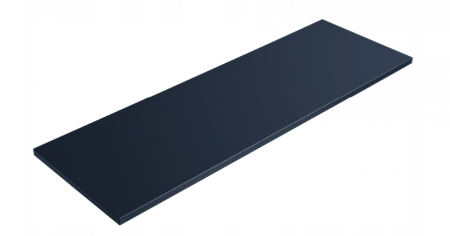 Blaturi - Blat baie, MDF, culoare bleumarin, pentru mastile de baie cu lavoar aplicat, gama Santa Fe Deep Blue, COMAD