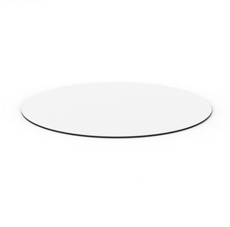 Blaturi mese HPL/sticla - Blat masa rotund HLP/DEKTON® Mari-Sol Ø 69 cm, 66102 BE W - Vondom