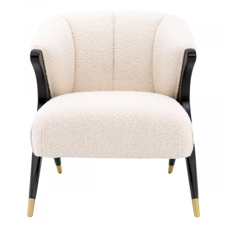   Scaun Pavone bouclé crem 116565 EICHHOLTZ [1]
