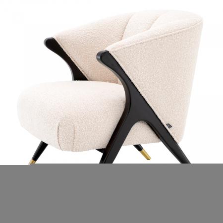   Scaun Pavone bouclé crem 116565 EICHHOLTZ [2]