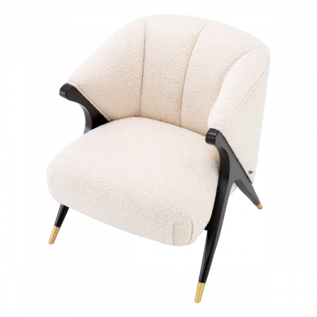   Scaun Pavone bouclé crem 116565 EICHHOLTZ [4]