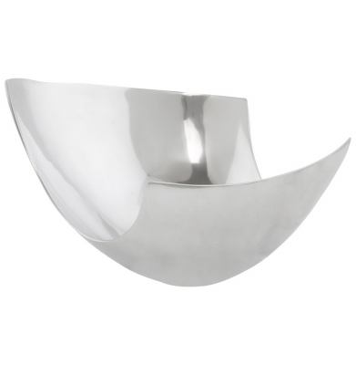 Elemente decor / Decoratiuni - Bol decorativ de design ELMA Argintiu / Accesorii decorative