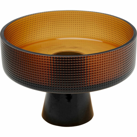 Decoratiuni - Bol Eingma 23,5x23,5x17 cm, Sticlă Colorată Maro - Kare Design