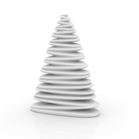 Decoratiuni gradina cu iluminare LED - Bradut craciun LED Chrismy 1,5 m design modern, 49071W - Vondom