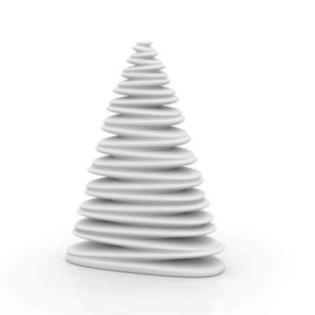 Decoratiuni gradina cu iluminare LED - Bradut craciun LED Chrismy 1 m design modern, 49073W - Vondom