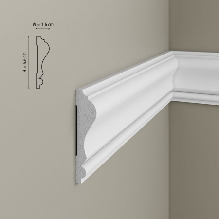 Brau decorativ din polimer rigid B11 - 6.6x1.6x200 cm [1]