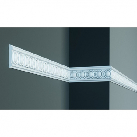 Produse - Brau decorativ din poliuretan CR702 - 7.7x1.9x200 cm