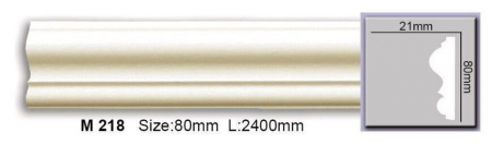 Produse - Brau decorativ din poliuretan M218 - 8x2.1x244 cm