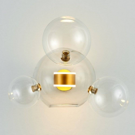 BUBBLES ST-0801W-3+1 lampă de perete aurie Step In Design [1]