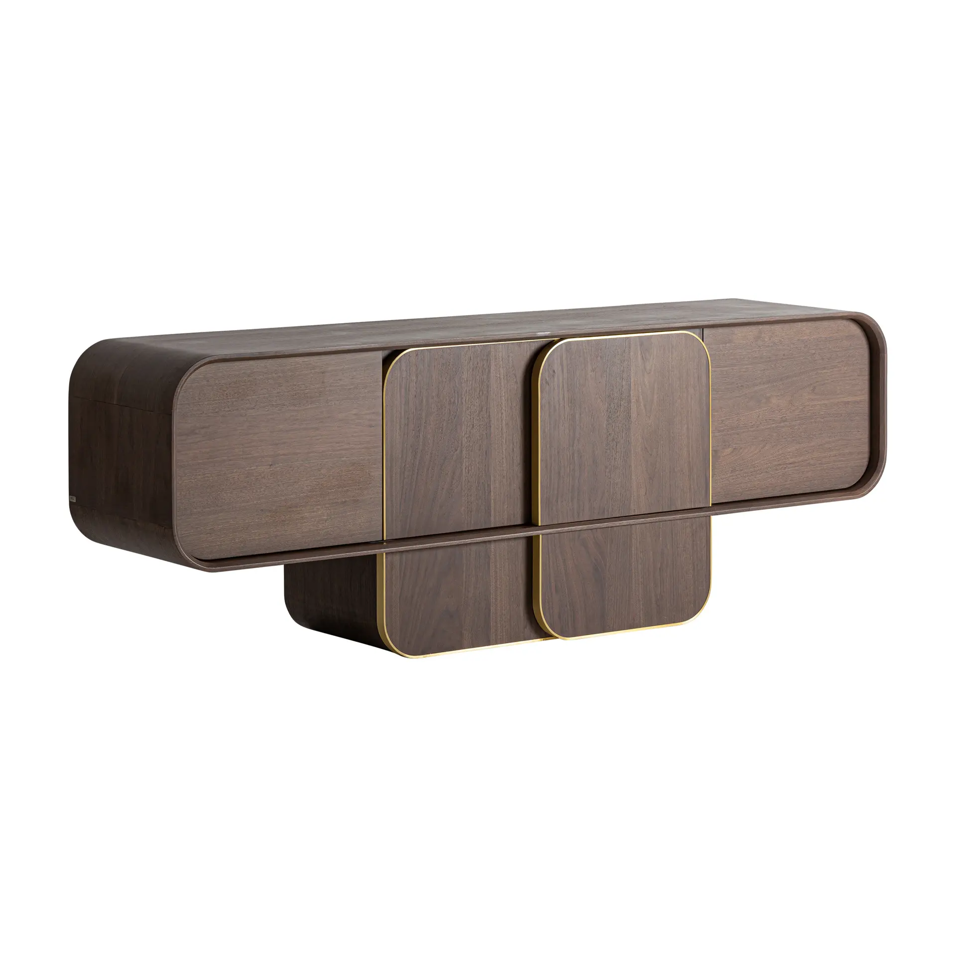 Bufet 220x50x77 cm, Lemn de Stejar Nuc - VicalHome VicalHome 38824 [1]