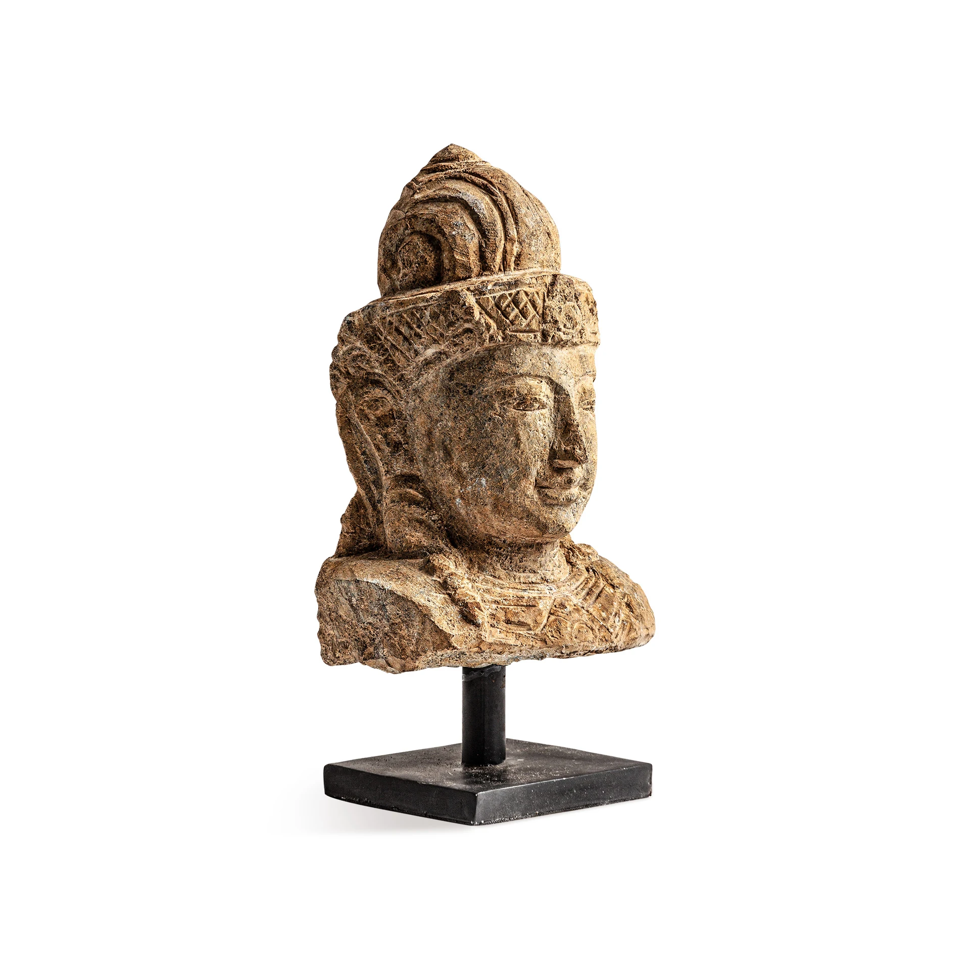 Sculptura Decorativa din Piatra, Maro, 21x12x33 cm - VicalHome 26080 [7]