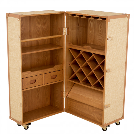   Cabinet de bar Martini Bianco aspect rattan 117965 EICHHOLTZ [3]