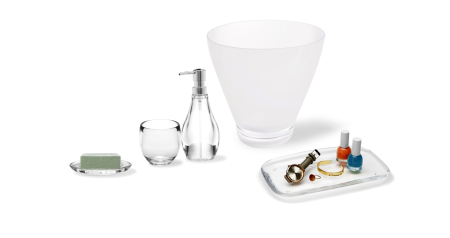 Cană pentru Baie Droplet, Acrilic Transparent - Umbra [1]