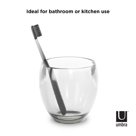 Cană pentru Baie Droplet, Acrilic Transparent - Umbra [2]