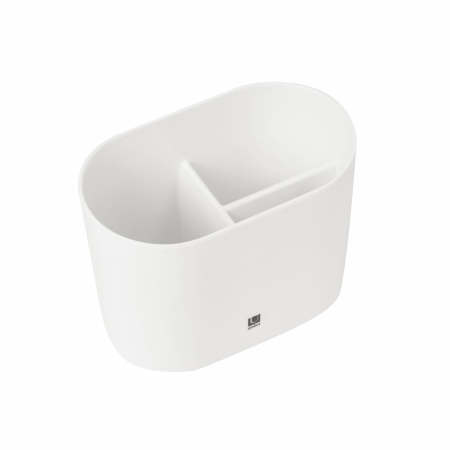 Cană pentru Periuțe de Dinți Step - Alb Alb, 8x12x10cm, Umbra 023836-660 [1]